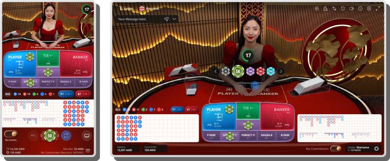 Điểm nhấn của sảnh chơi baccarat online tại W88 